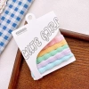 5 versatile candy-colored high-elasticity ponytails that won't damage girls' hair, towel loops, hair bands, basic hair ties for girls, and hair accessories Specification image