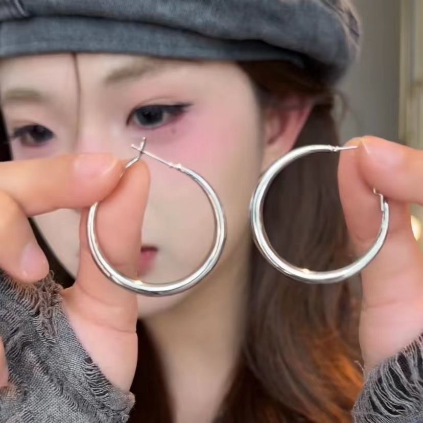 925 Silver ear rings, fashionable and elegant for women, anti-allergy ear buckles, new Korean version earrings, 457 accessories, earrings, earrings, stud accessories details Picture