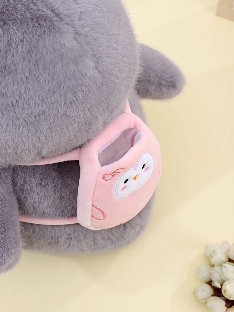 A genuine, very precious 20cm truant penguin sister doll, a cute sleeping pillow, a plush toy gift for girls to sleep on the bed detail image 4