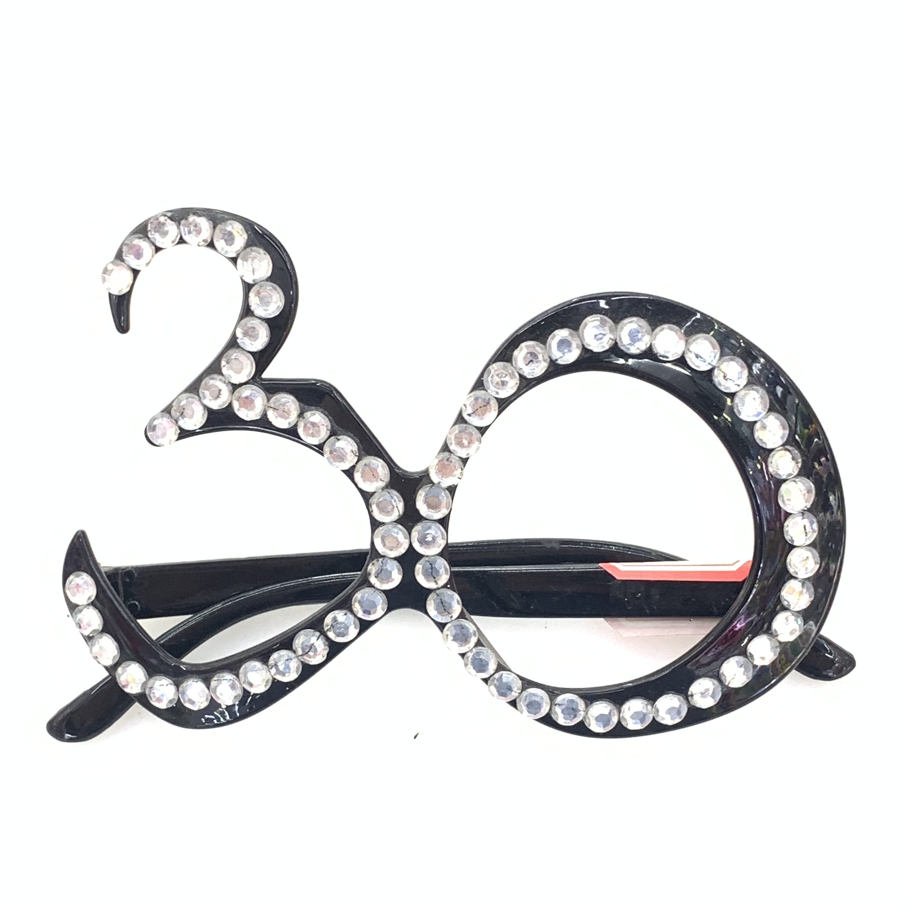Birthday decoration glasses with numbers 18162030405060 Item Picture