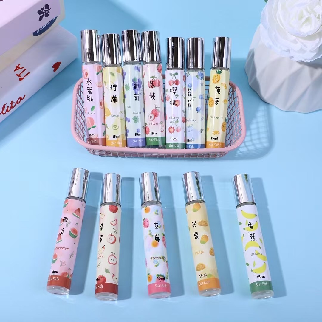 甜心果香流沙香水细闪流沙学校周边玩具儿童串珠穿戴甲迷你荧光棒产品图