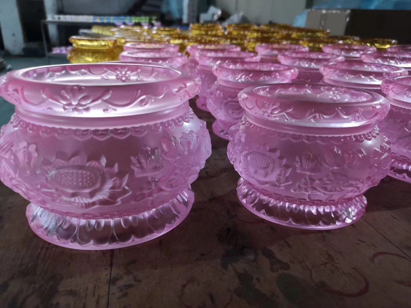 Buddhist and Taoist religious items, colorful glazed incense burners for worshipping Buddha Application Scenario