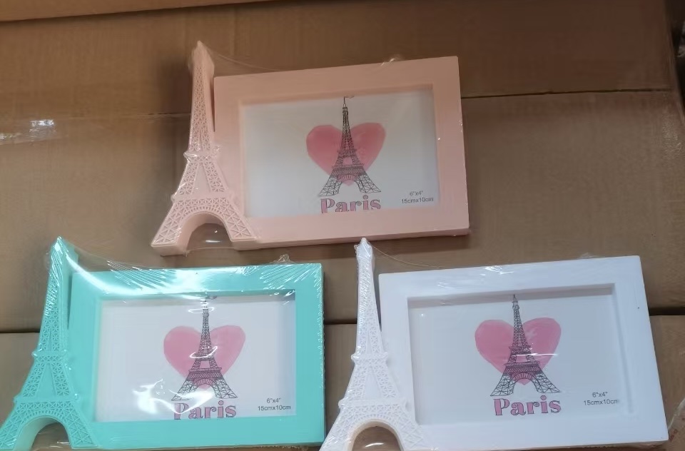 巴黎铁塔造型塑料相框理念品相框
