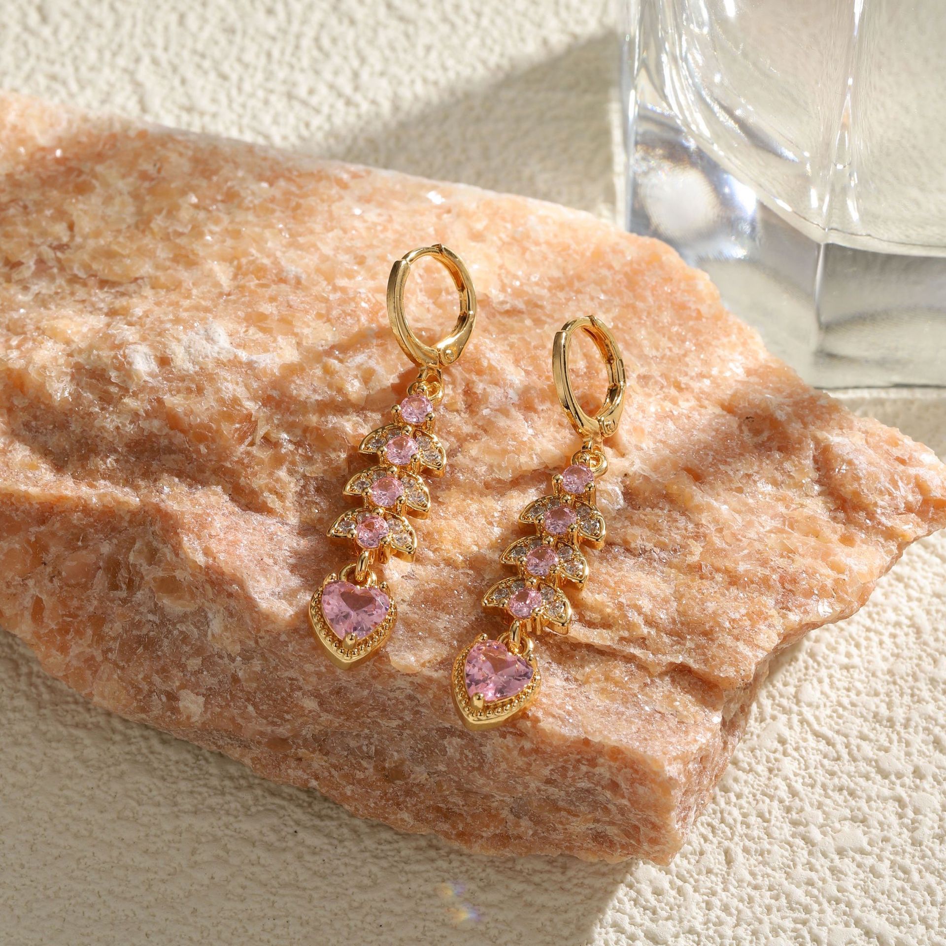 欧美跨境耳饰货源复古个性麦穗耳环女 ins粉钻锆石水滴爱心耳坠女饰品耳环耳饰饰品耳环耳饰耳饰饰品饰品饰品耳环耳环耳饰耳饰详情图5