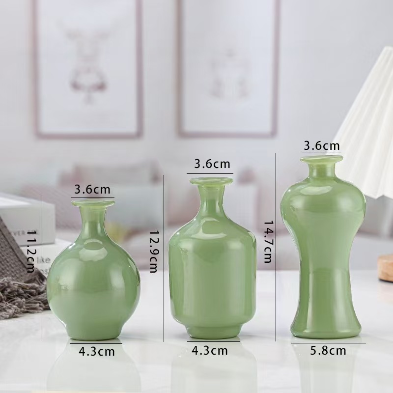 陶瓷佛像水烟工艺品微景观玻璃罩创意摆件家居装饰礼品详情图2