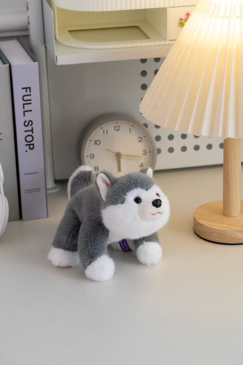 Authentic Very Precious plush toys, new animal dolls, 18cm, fragrant three-posture Husky dolls, scented children's comfort gifts detail image 4