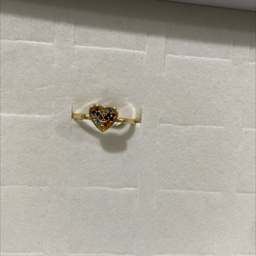 铜锆石镶嵌戒指，时尚简约设计百搭饰品 精致优雅礼物