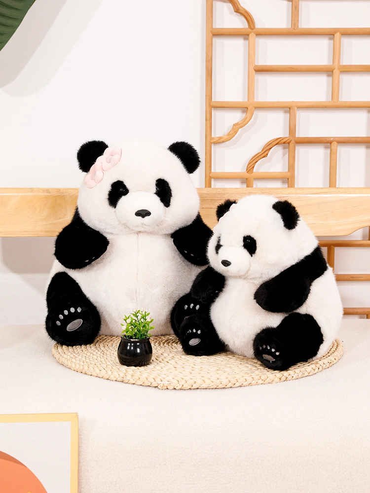A genuine 20cm realistic giant panda plush toy from "Very Precious" is a perfect birthday gift and souvenir for your boyfriend or girlfriend during the New Year detail image 2