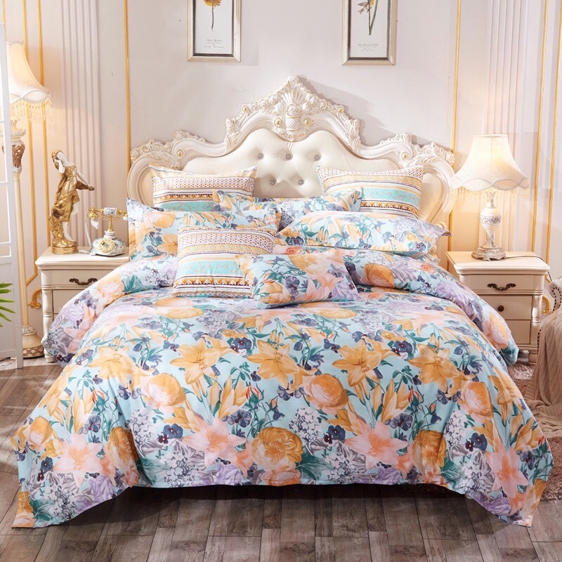 厂家直销四件套床上用品单人床套件四件套卡通四季适用舒适亲肤四件套