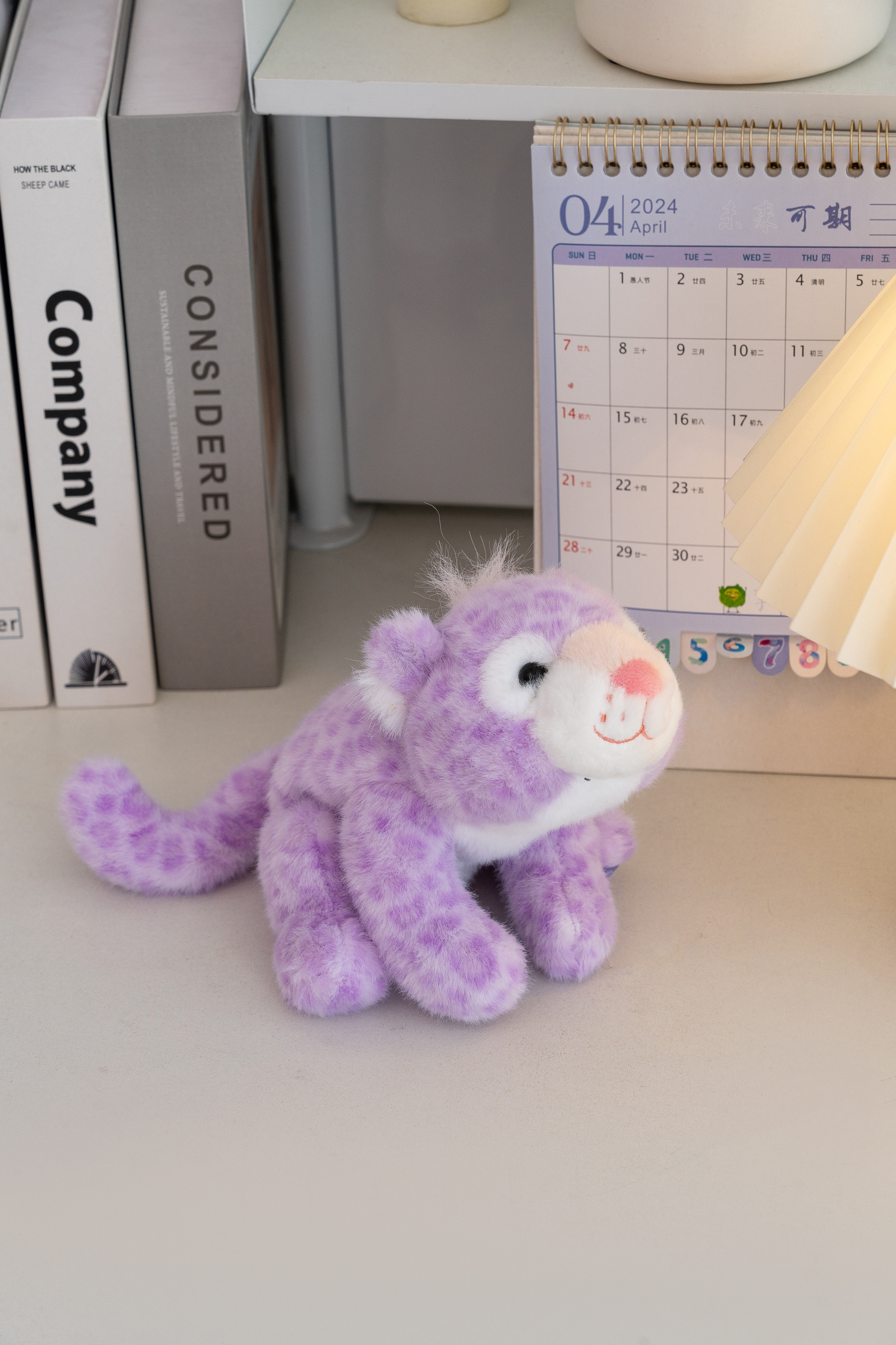 Authentic Very Precious new 18cm Fragrant three-posture Five-color Leopard - purple doll, can sit, lie and stand, cute doll, children's gift, pillow doll, new style doll Application Scenario