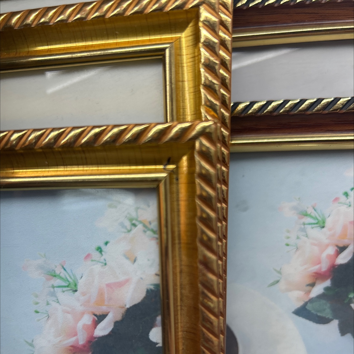 铝合金海洋风相框灯带装饰画框 创意简约相框家居摆件白底实物图