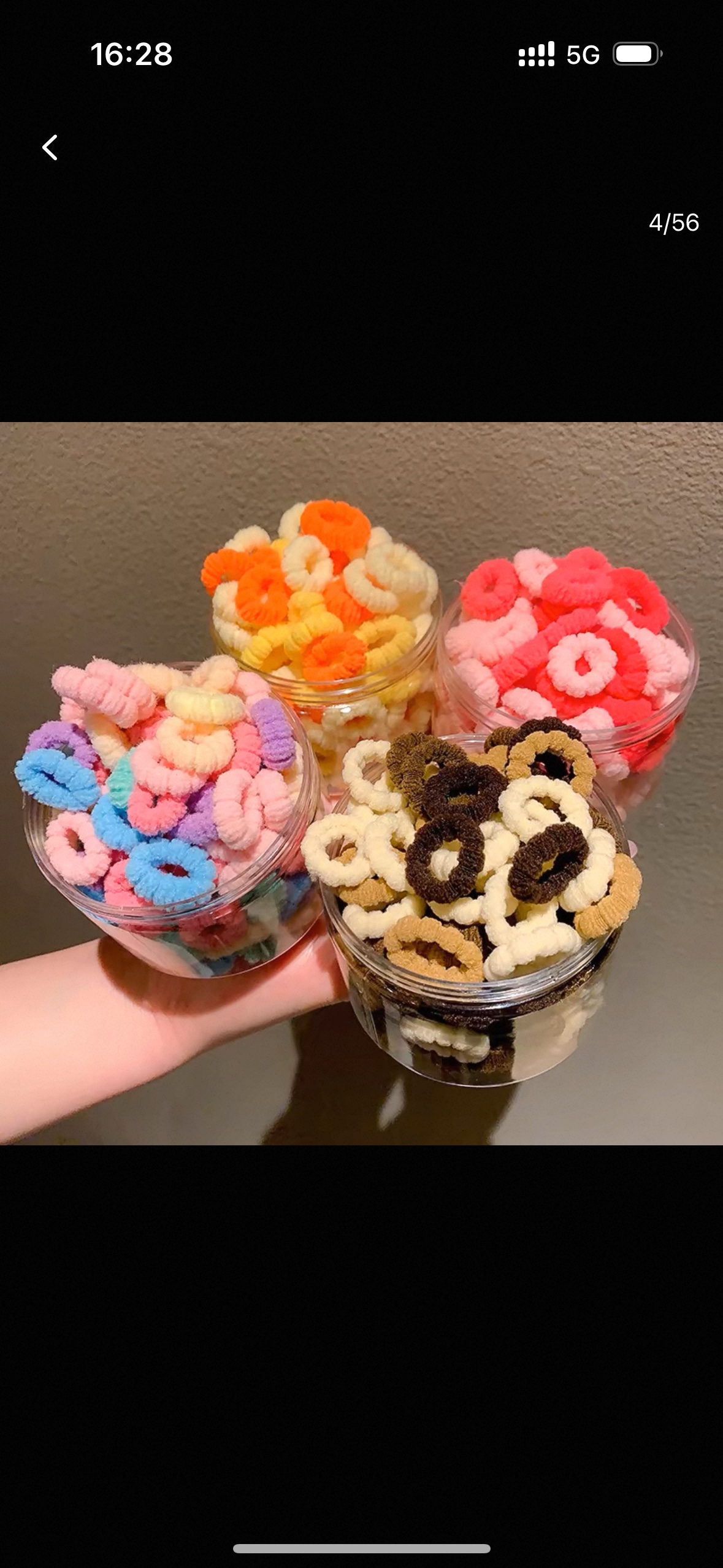 New style hair tie for girls and babies that won't damage their hair, milk coffee color towel loop hair tie, children's hair tie 2024, baby headwear and hair accessory details Picture