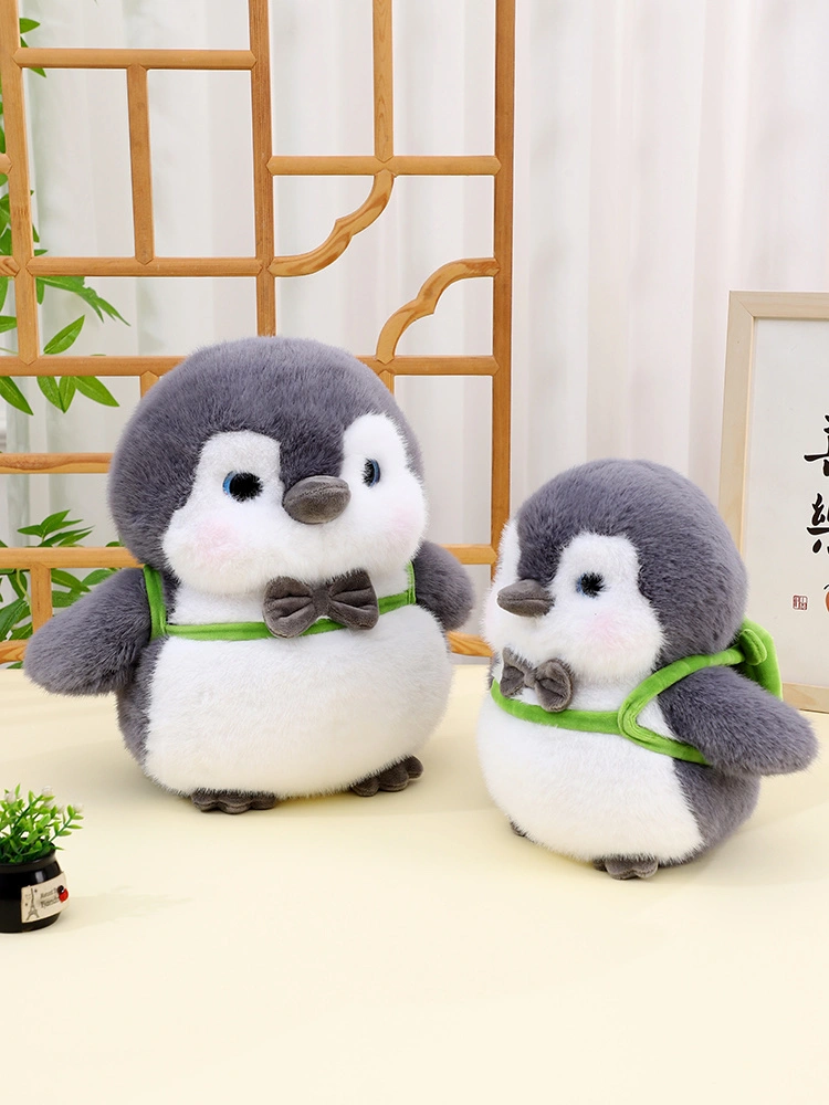 A genuine, very precious new 32cm truant penguin sister plush toy, a sleeping comfort doll for girls, a backpack pendant, and a birthday gift for children detail image 5