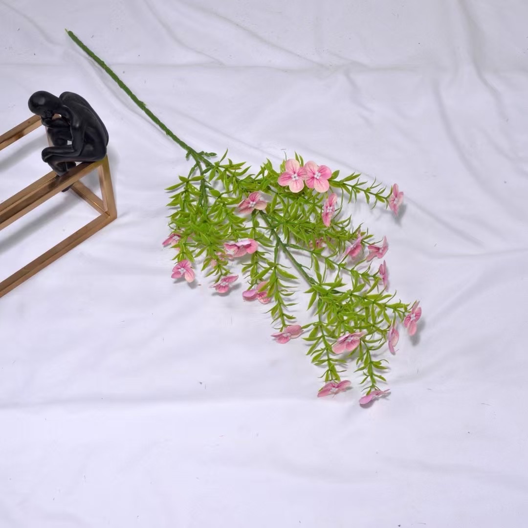 仿真荷花毛线针织小花束 发光干花束创意装饰摆件 家居礼品详情图8