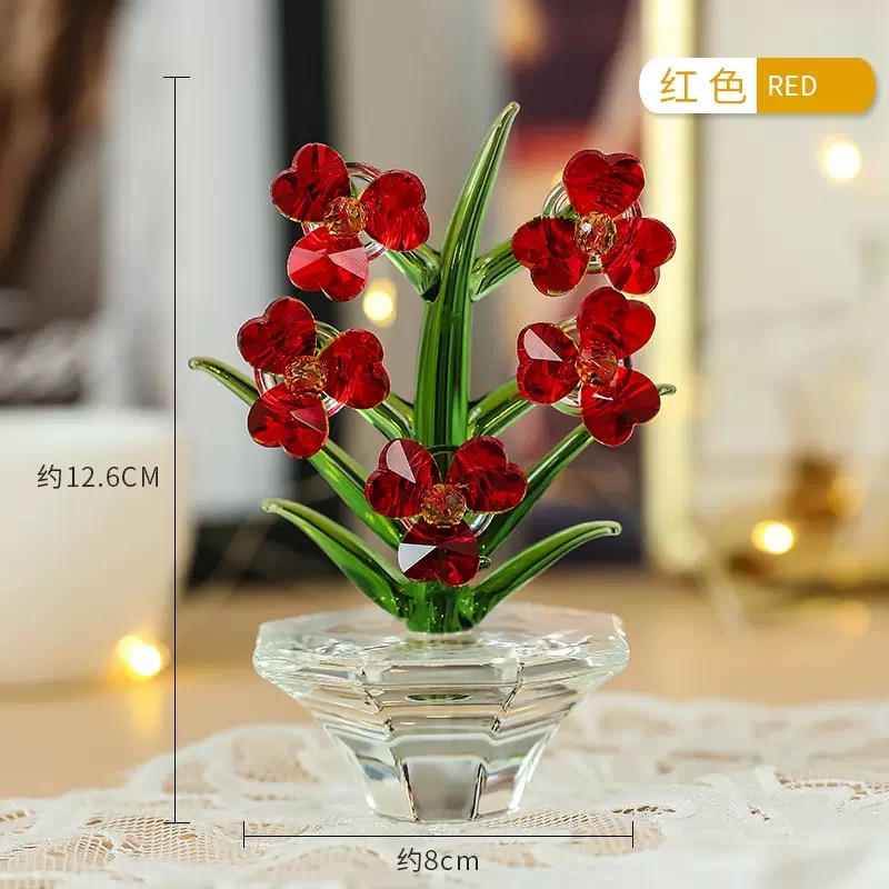 水晶树摆件 圣诞水晶球装饰 独具匠心 别致造型