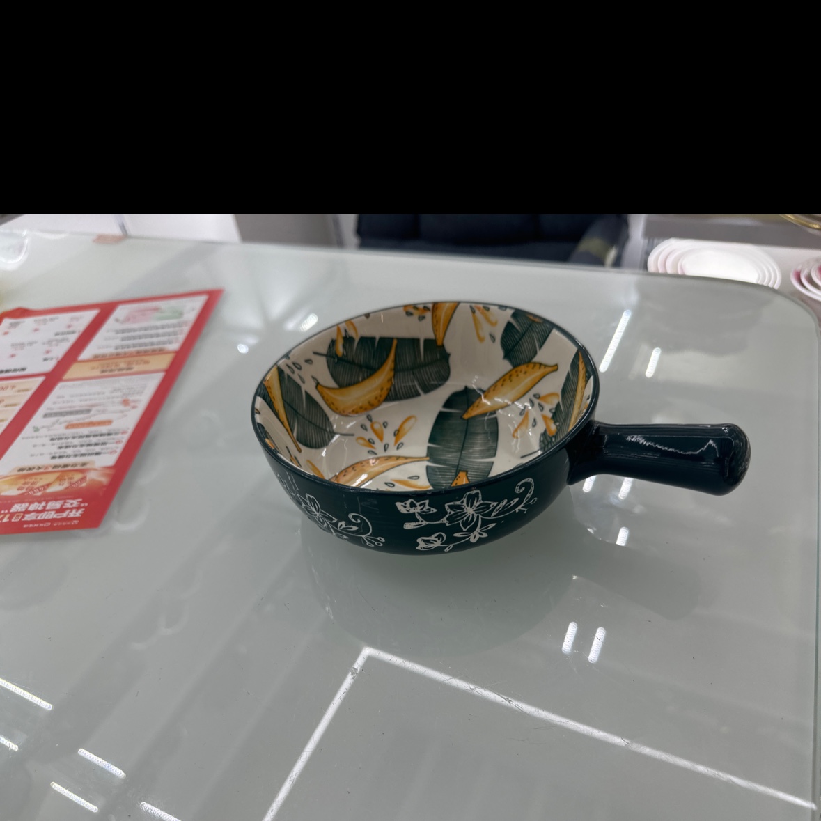 圣诞餐盘竹披萨盘玻璃盘子创意瓷盘家用餐具多功能盘子