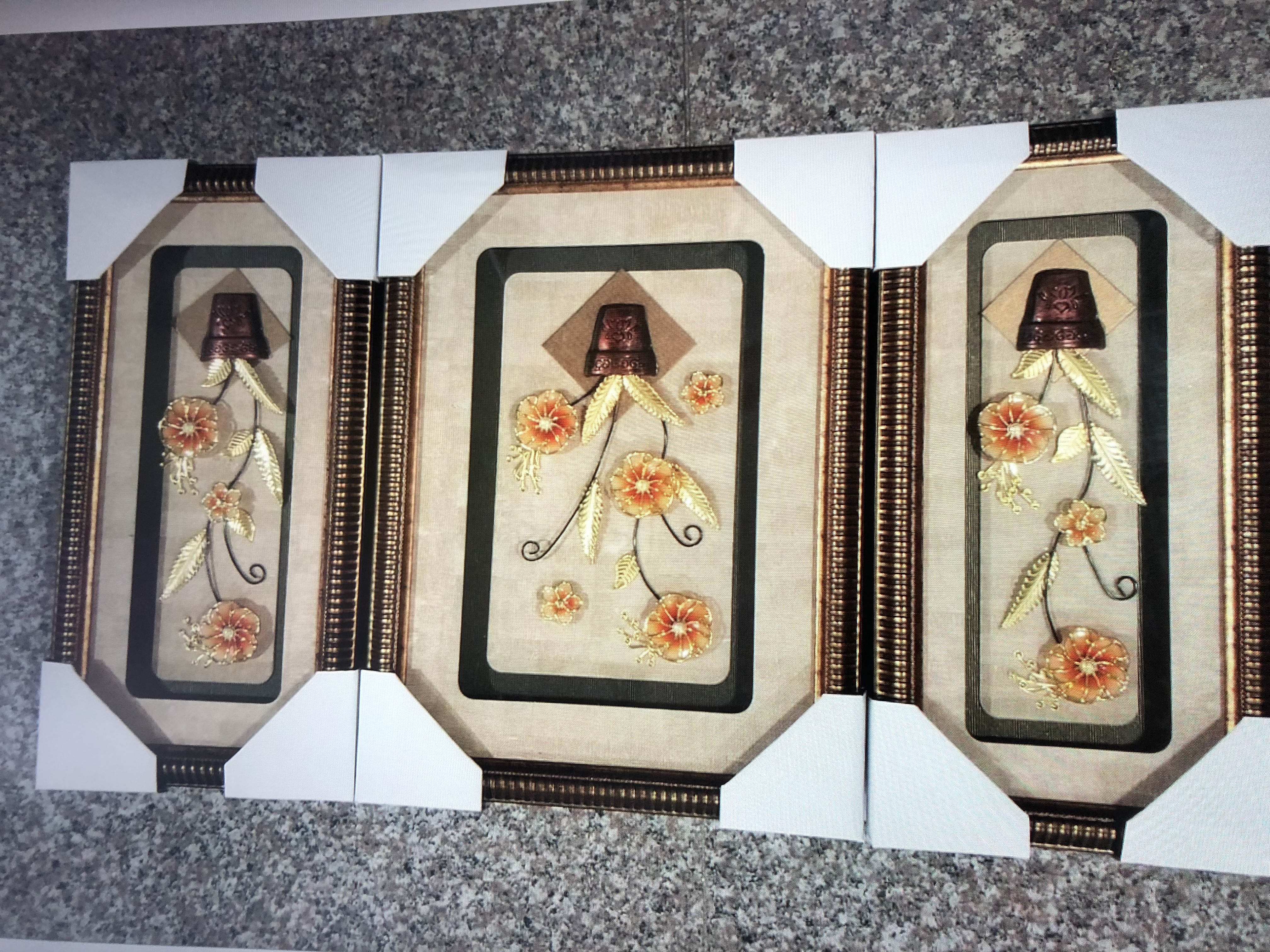 手工装饰墙面立体画框