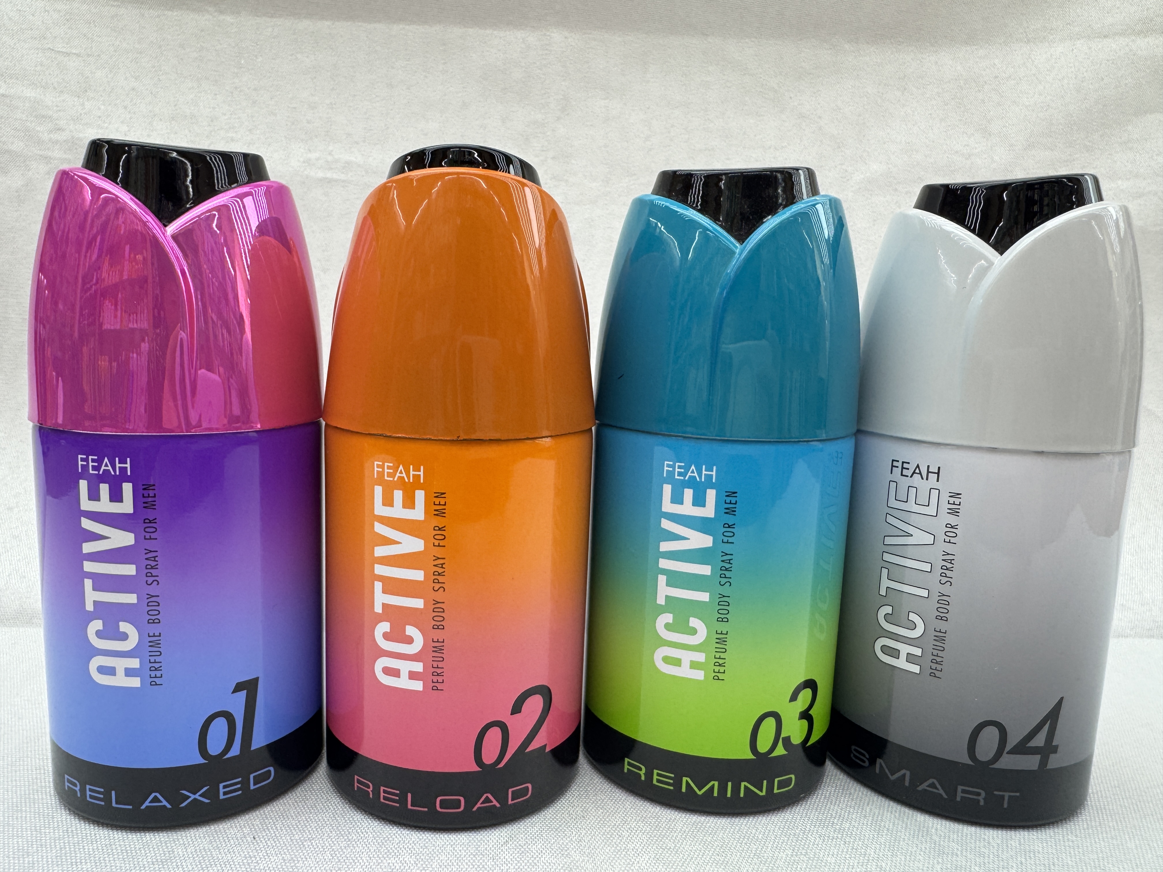 250ml feahactive Body Spray Red high-end aluminum tube perfume, long-lasting fragrance details Picture