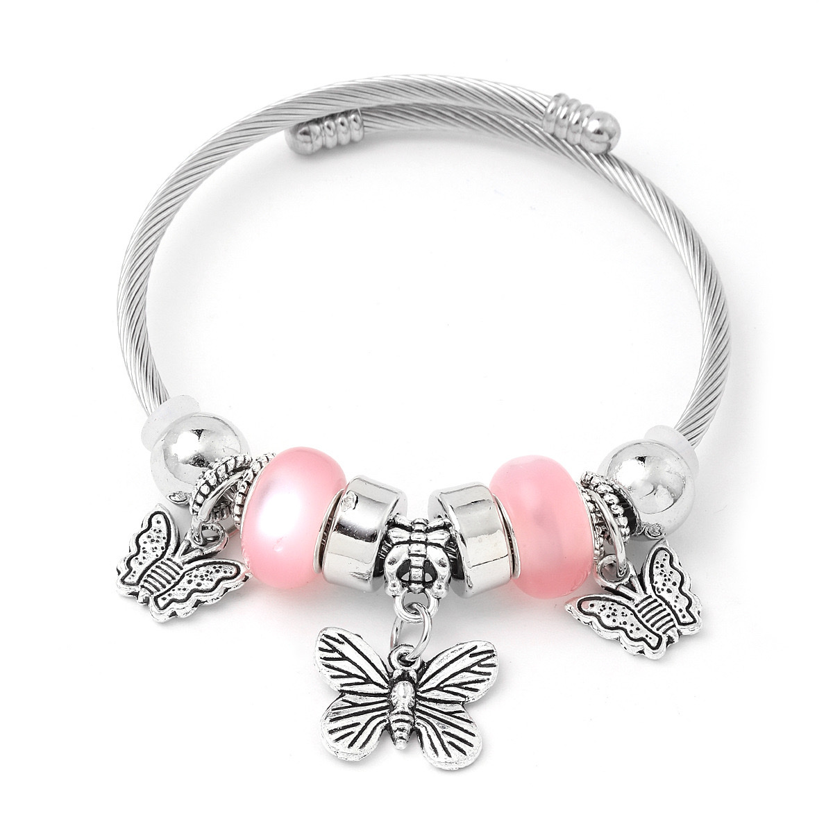 树脂手镯模块手链玉石玻璃手镯 时尚百搭个性设计潮流饰品