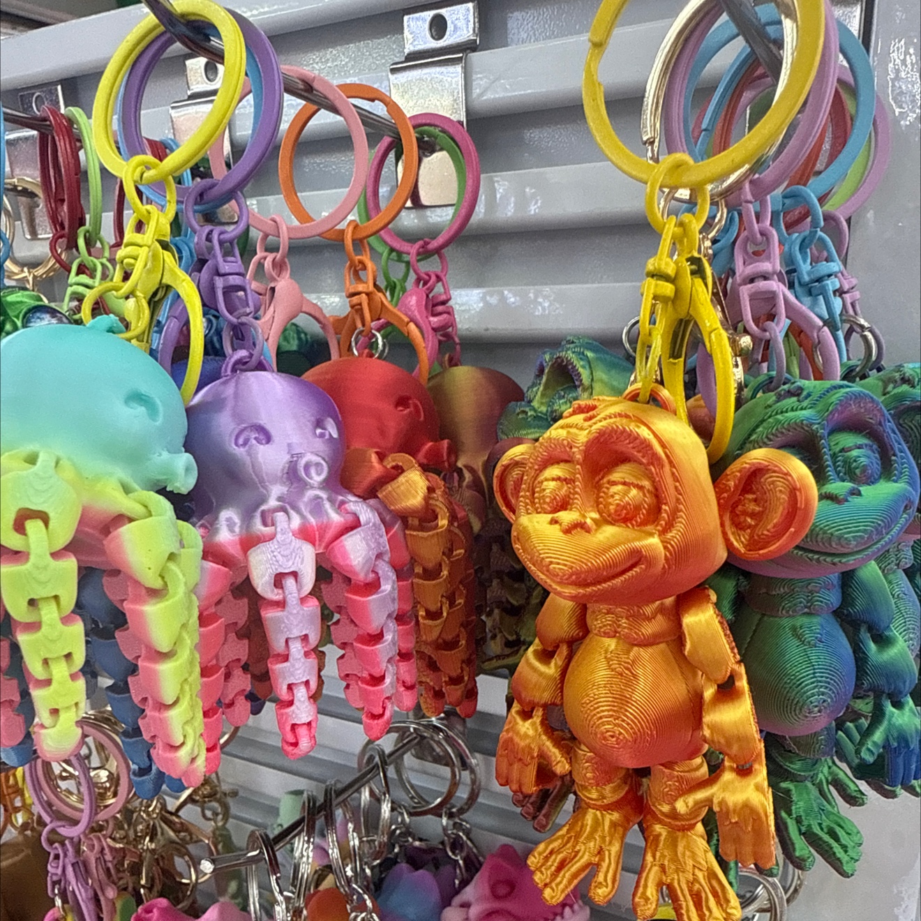 3D打印玩具钥匙扣外贸热销创意玩具科教齿轮玩具可定制工艺品 details Picture