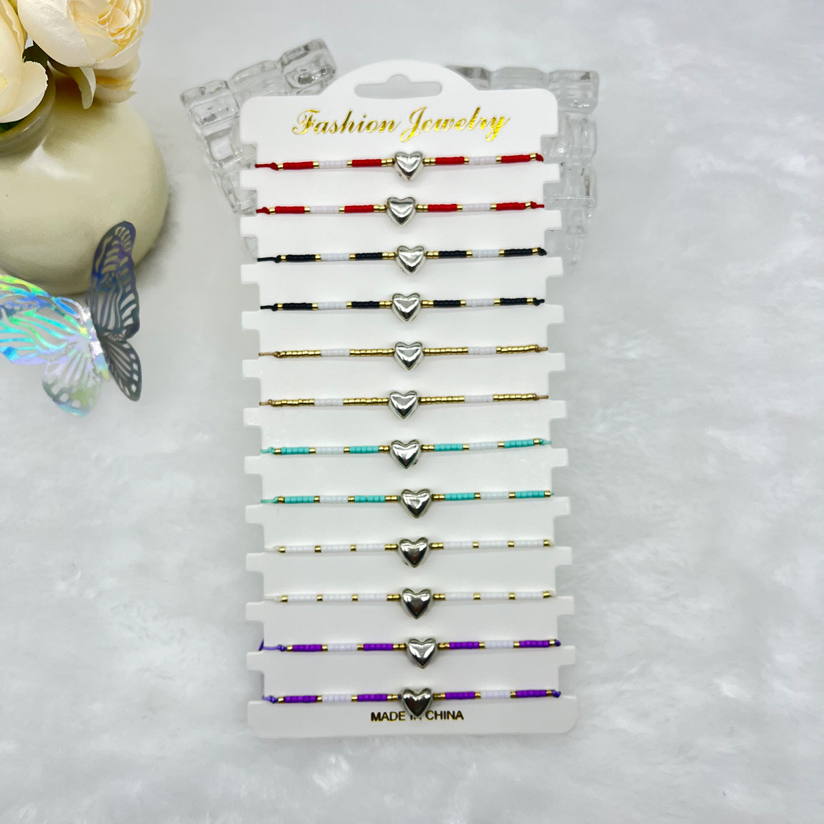 外贸专供、女款手链、米珠手链、船锚手链、编织手链，小8手链详情图6