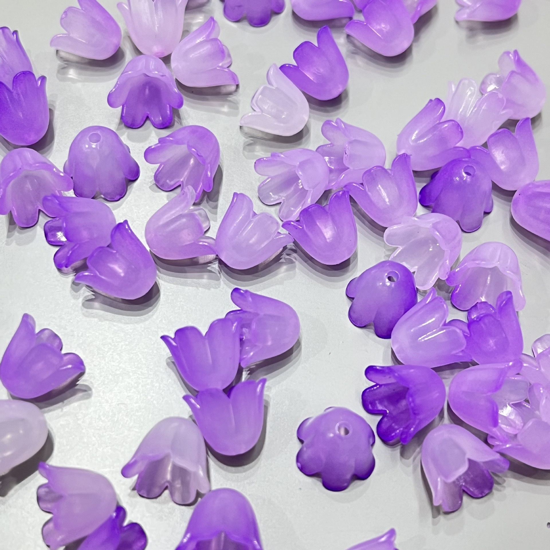 Lily of the valley acrylic detail image 5