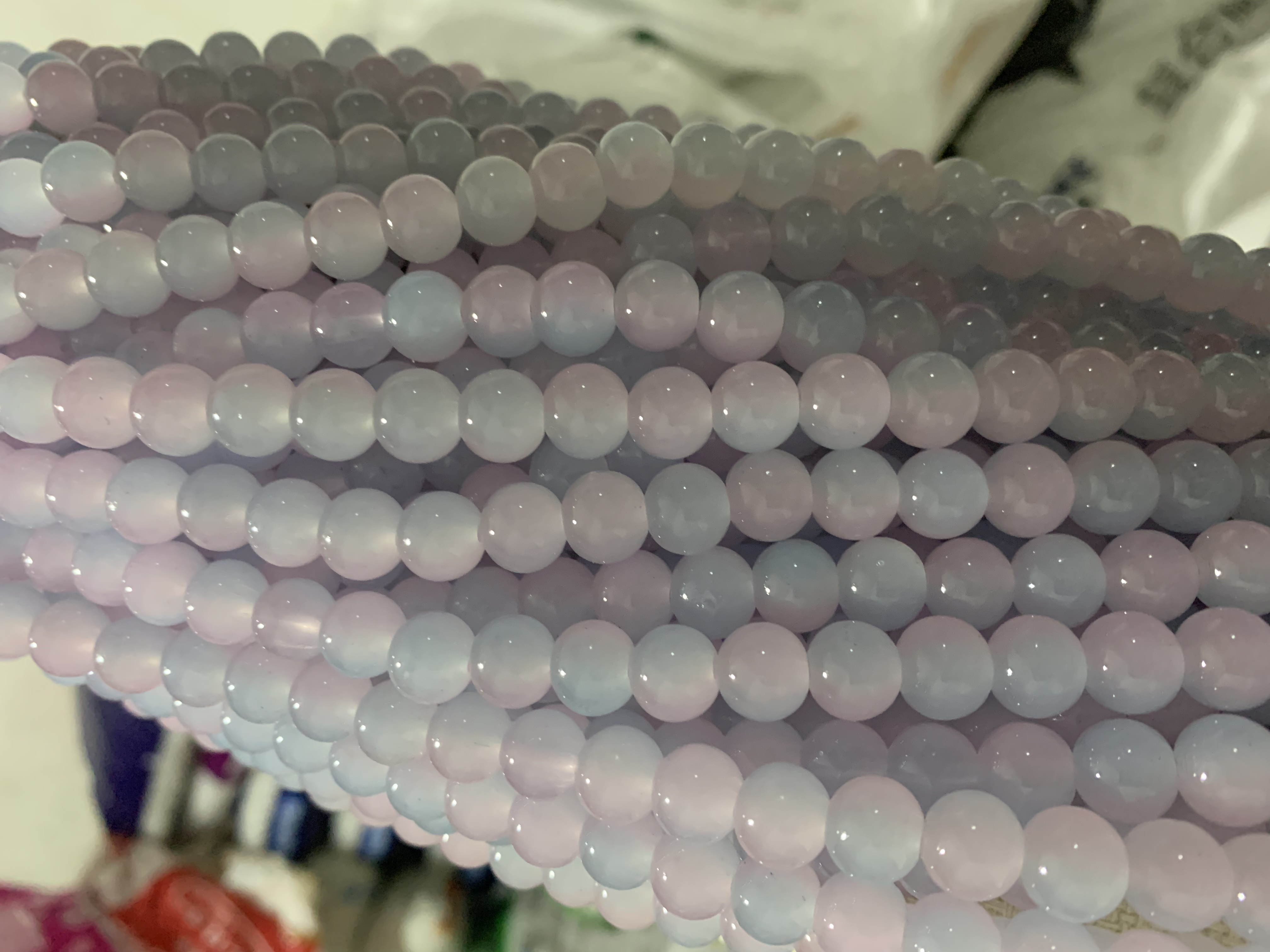 6mm8mm10mm12mm玻璃圆珠珠串串珠散珠手工DIY饰品材料配件抖音爆款详情图10