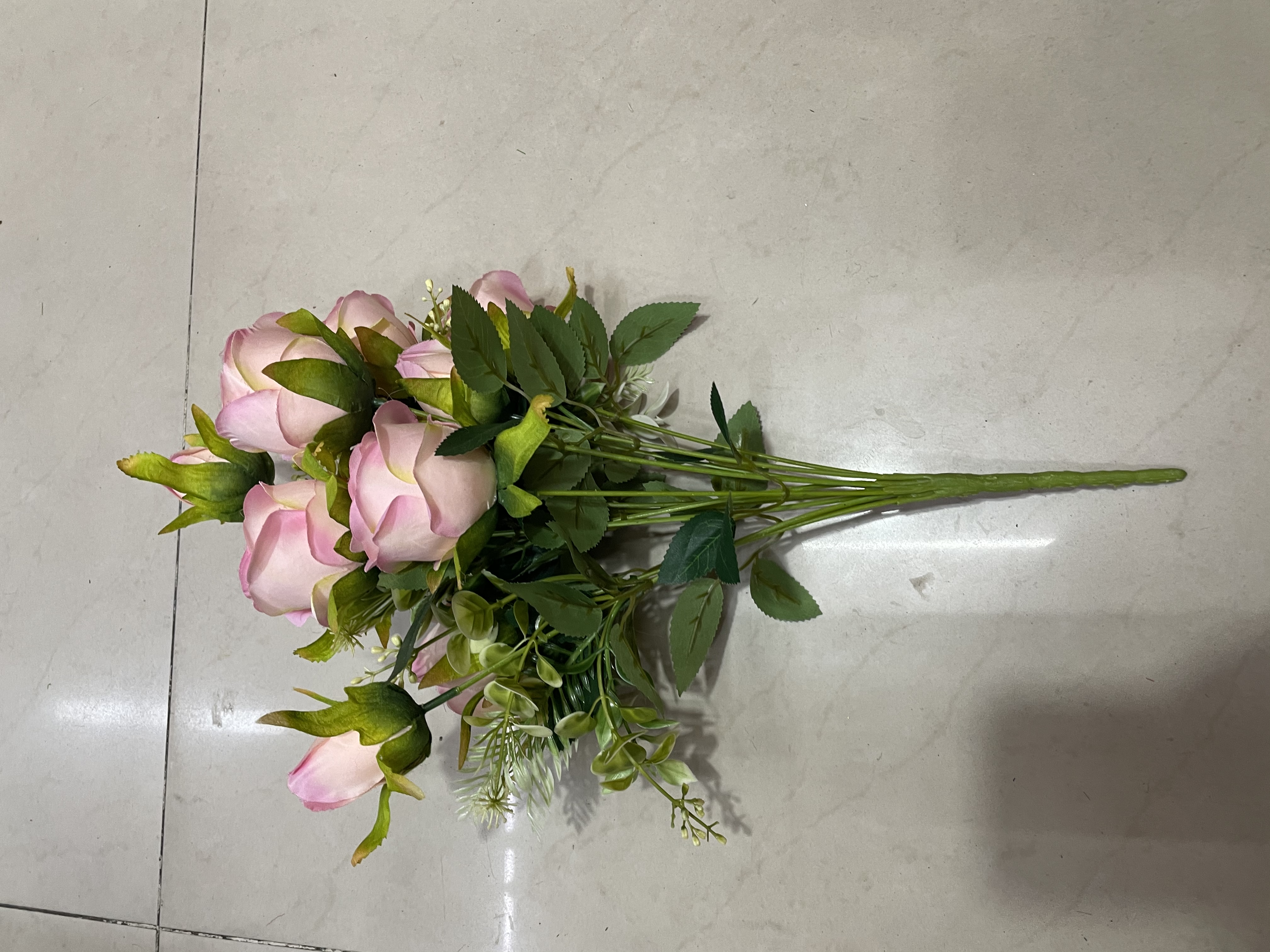 玫瑰花仿真婚庆装饰紫色太阳花朵仿真假花条布置用花
12头富贵玫