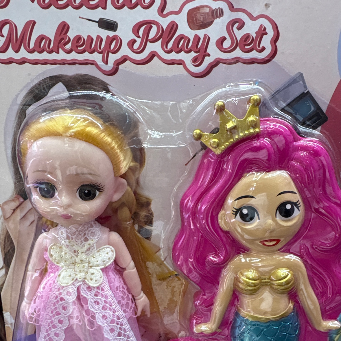 新机缘儿童彩妆玩具 亚克力草莓造型包挂件文字 趣味益智礼物儿童彩妆