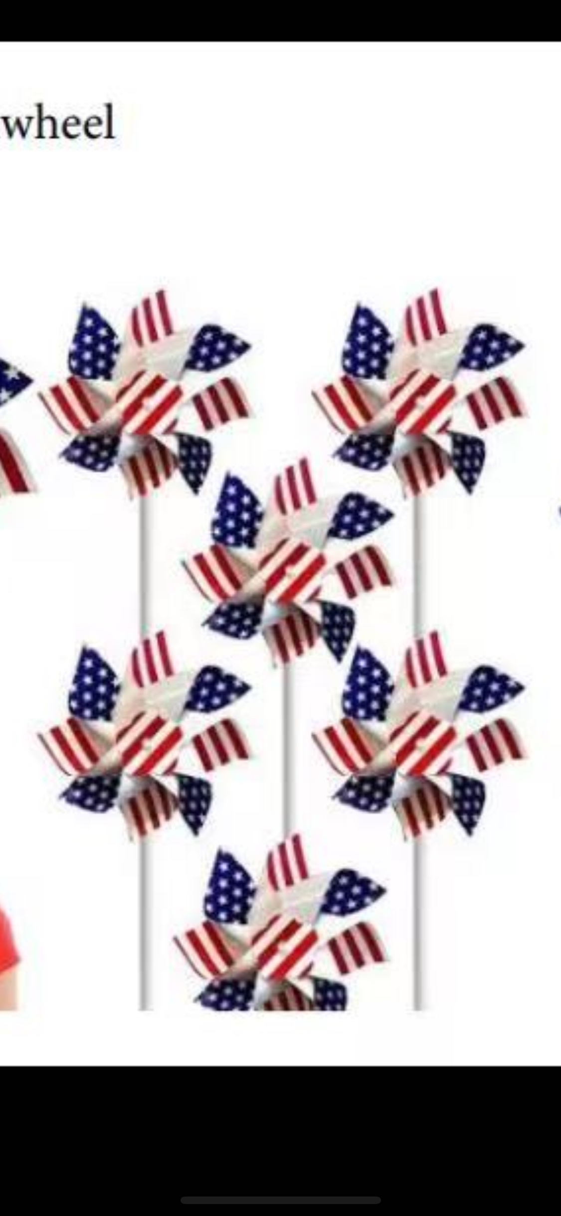 小风车定制款国旗小风车跨境贸易木质儿童装饰地推活动适用户外创意摆件双佳玩具风车