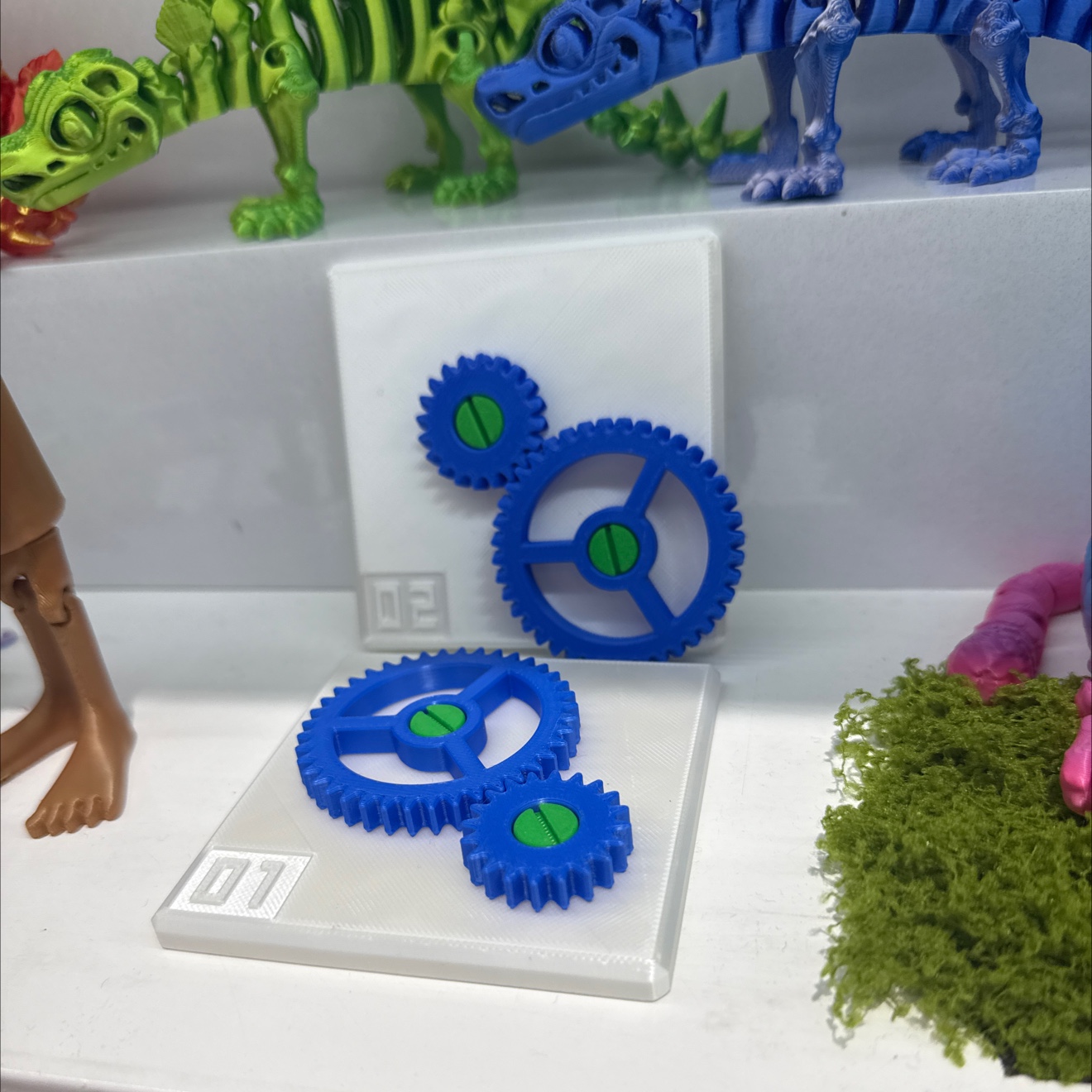 3D打印玩具爆款龙蛋蝴蝶龙蛋山海经木棍人科教益智齿轮玩具教育玩具 Specification image