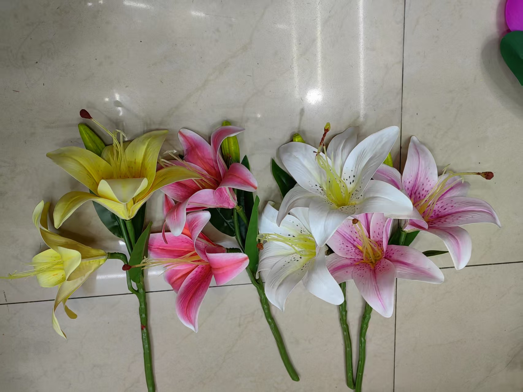 白色玫瑰花仿真婚庆装饰紫色太阳花朵仿真假花条唯美布置用花紫色花朵仿真假花条太阳花