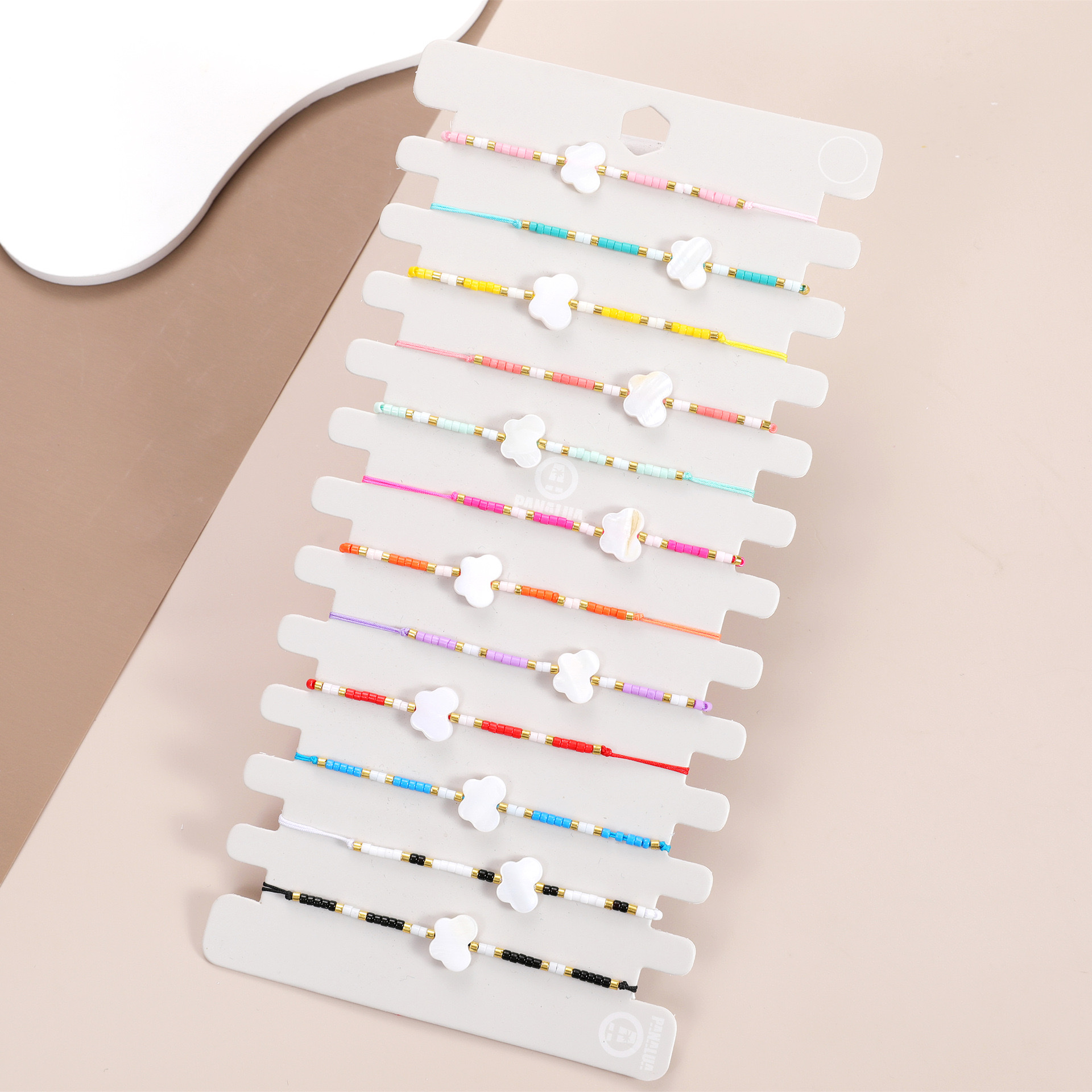 外贸专供，编织手链、女款手链、珍珠手链、米珠手链、眼睛手链详情图9