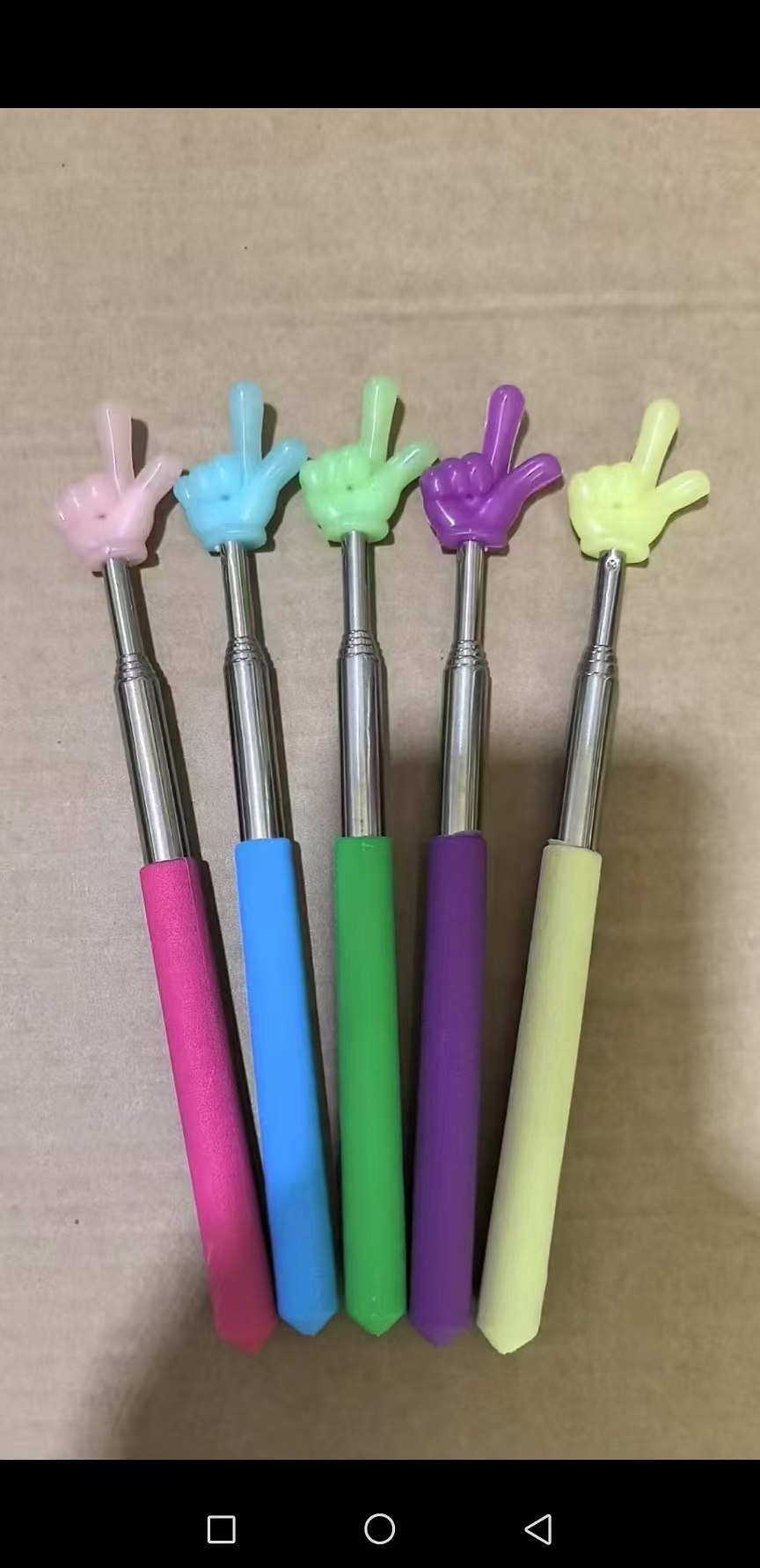 马卡龙儿童阅读指读棒可伸缩老师教师专用看书伸缩手指棒幼儿园办公学习专用详情图4