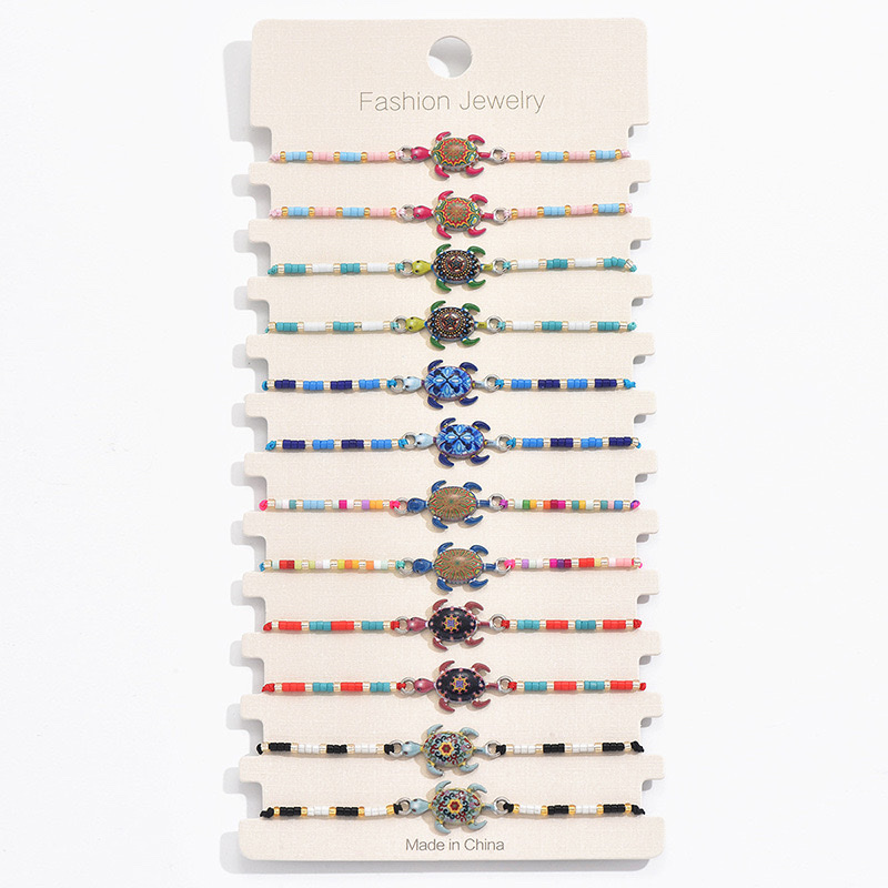 外贸专供，编织手链、女款手链、米珠手链、蝴蝶手链、乌龟手链产品图