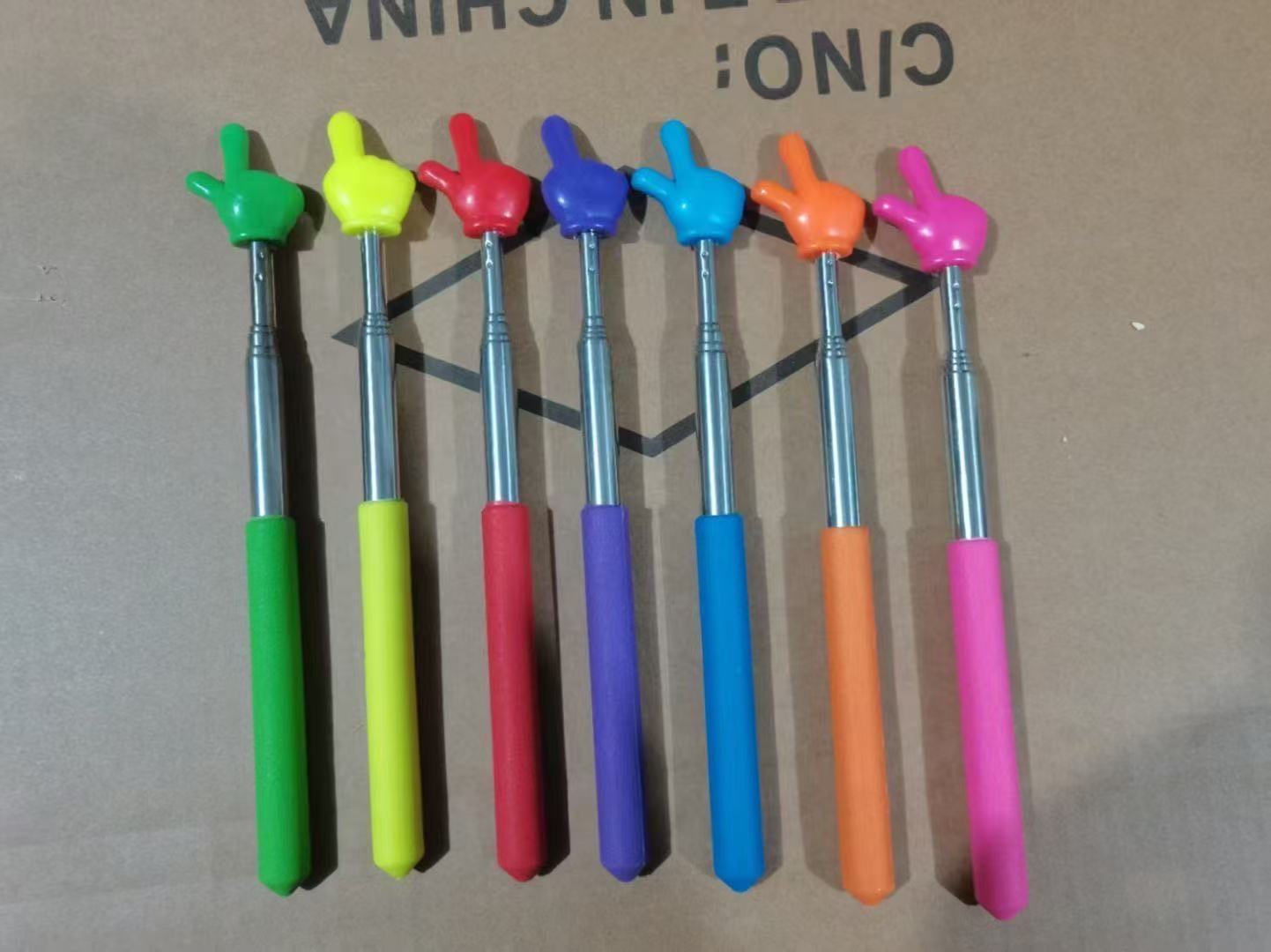 马卡龙儿童阅读指读棒可伸缩老师教师专用看书伸缩手指棒幼儿园办公学习专用产品图