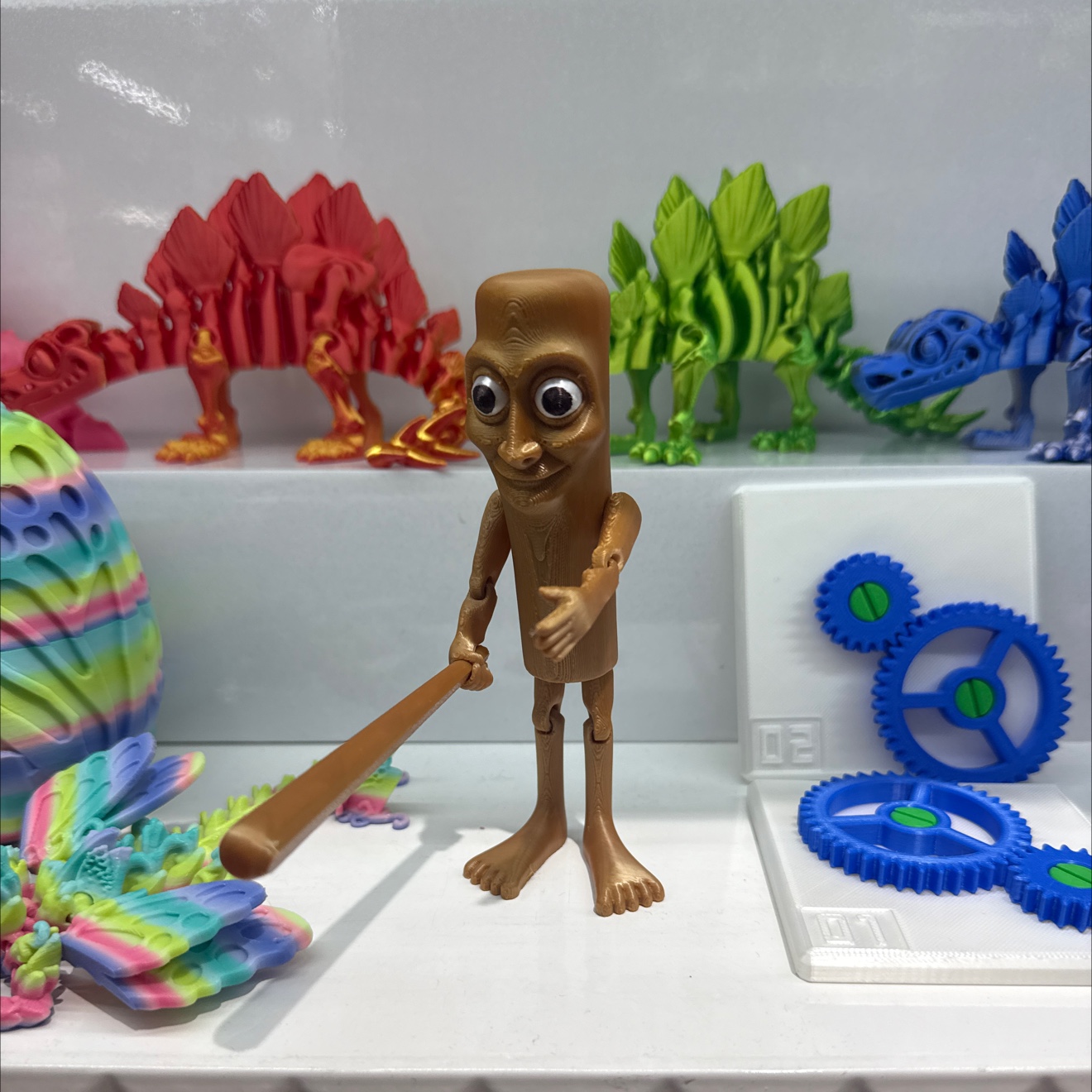 3D打印玩具爆款龙蛋蝴蝶龙蛋山海经木棍人科教益智齿轮玩具教育玩具 details Picture