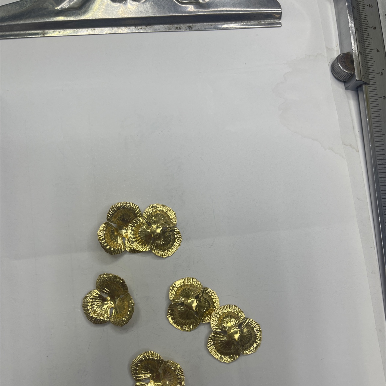 18cm 3-leaf diy handmade flower stand details Picture