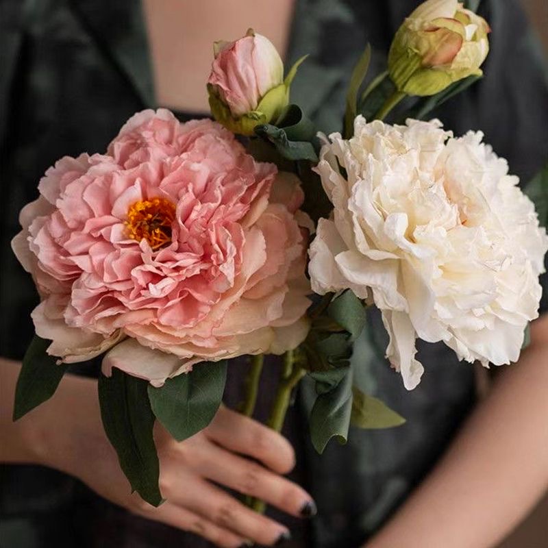 向日葵仿真花郁金香仿真花小藤球小摆件家居装饰摆设创意仿真植物