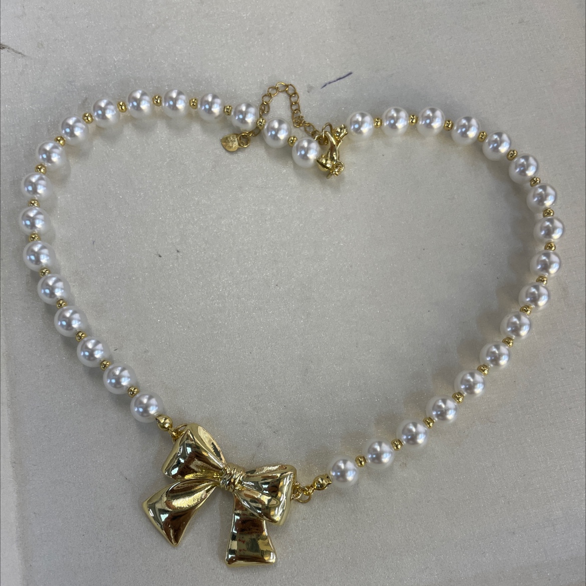 藏式珍珠蝴蝶结项链纯银镀金高级轻奢珍珠饰品大气优雅设计饰品蝴蝶结项链珍珠高级大气轻奢珍珠饰品