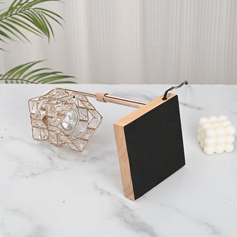 Creative crystal Cube, scented wax lamp, bedroom decoration, home decoration, night light, ambient light, bedside table lamp detail image 10