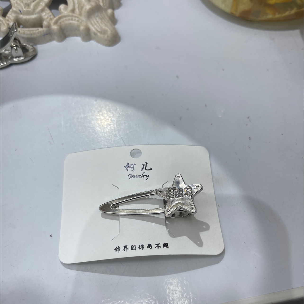 亚克力儿童发饰抓夹 时尚可爱发夹 女童头饰简约造型饰品