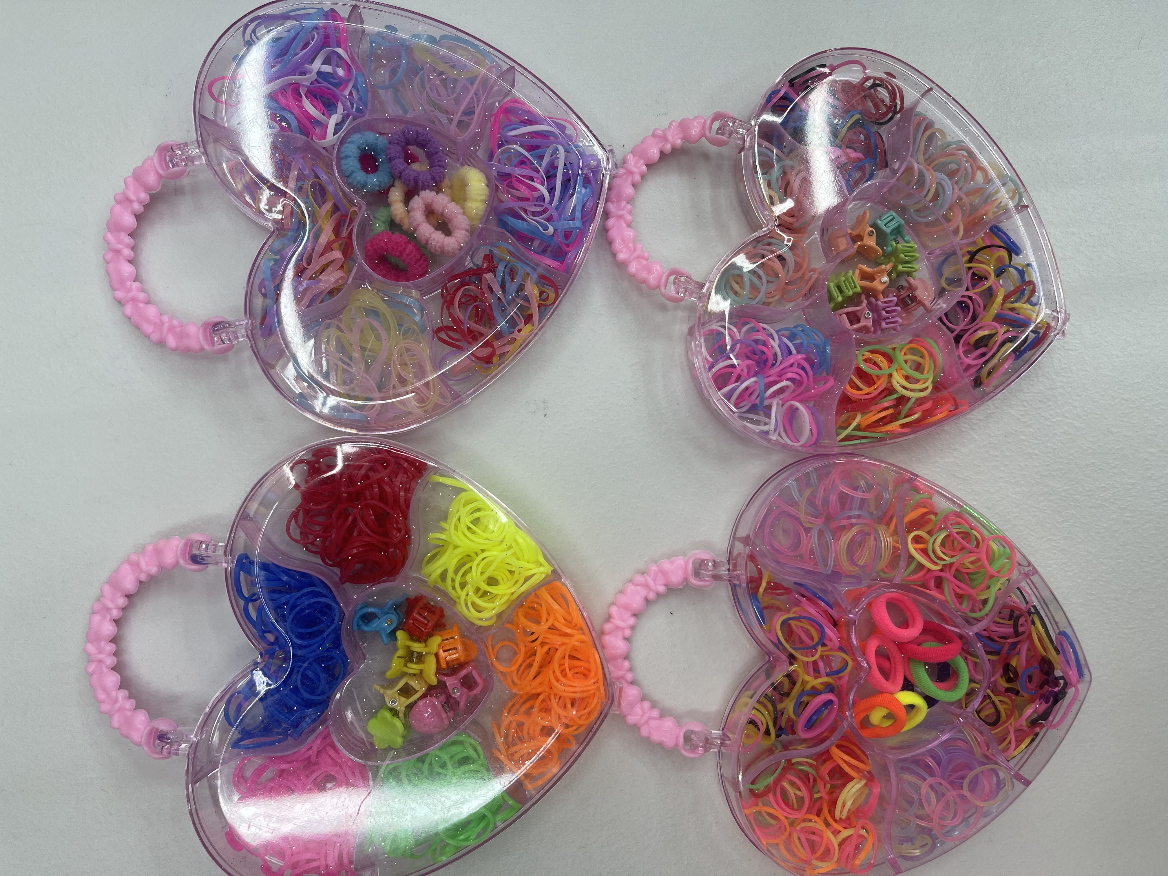 Korean-style simple and fashionable large intestine hair tie, women's hair accessory, elastic hair tie, multiple color options for hair accessory combinations detail image 1