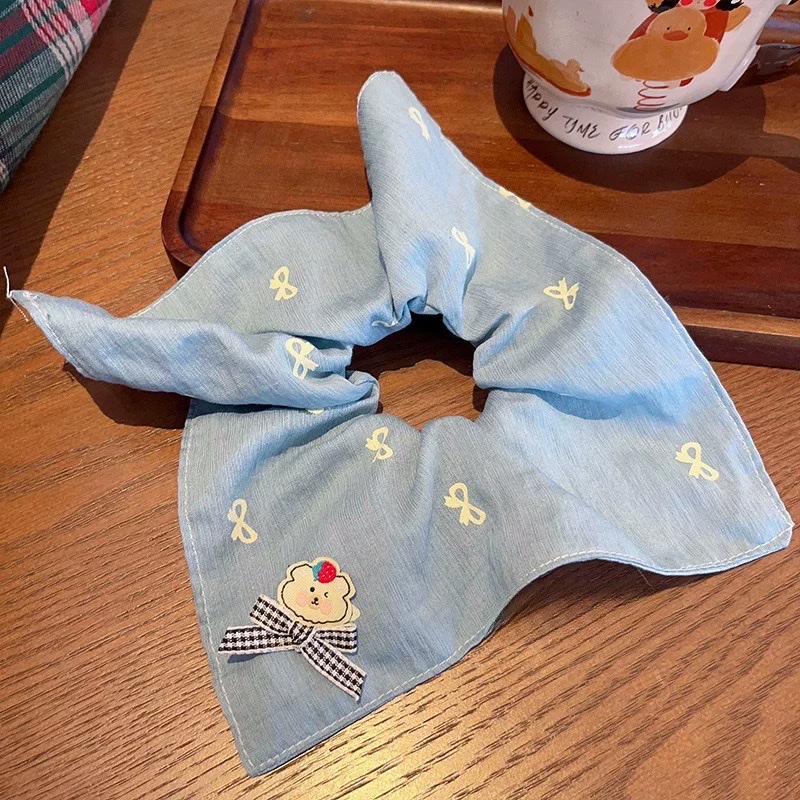 Korean style simple large intestine hair band headband accessory, ladies' hair tie large intestine headband, elastic hair band in multiple colors to choose from, 2025 bestseller Specification image