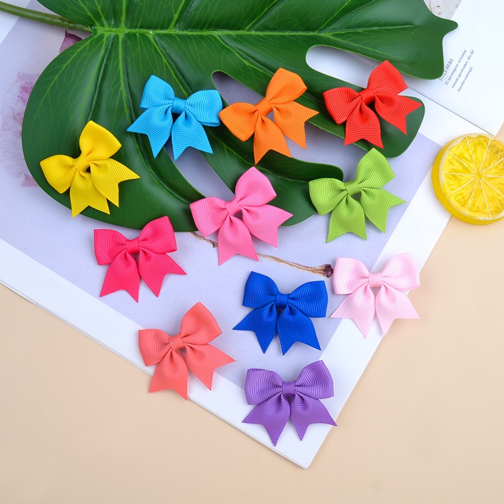 Amazon's best-selling children's swallowtail bow hair clips and hair accessories are cute and versatile, European and American girls' hair accessories Item Picture