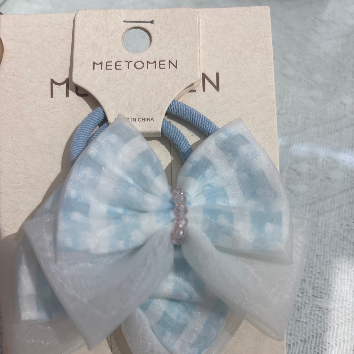 国潮系列简约时尚拼接头饰女士发饰 儿童饰品发圈多功能搭配