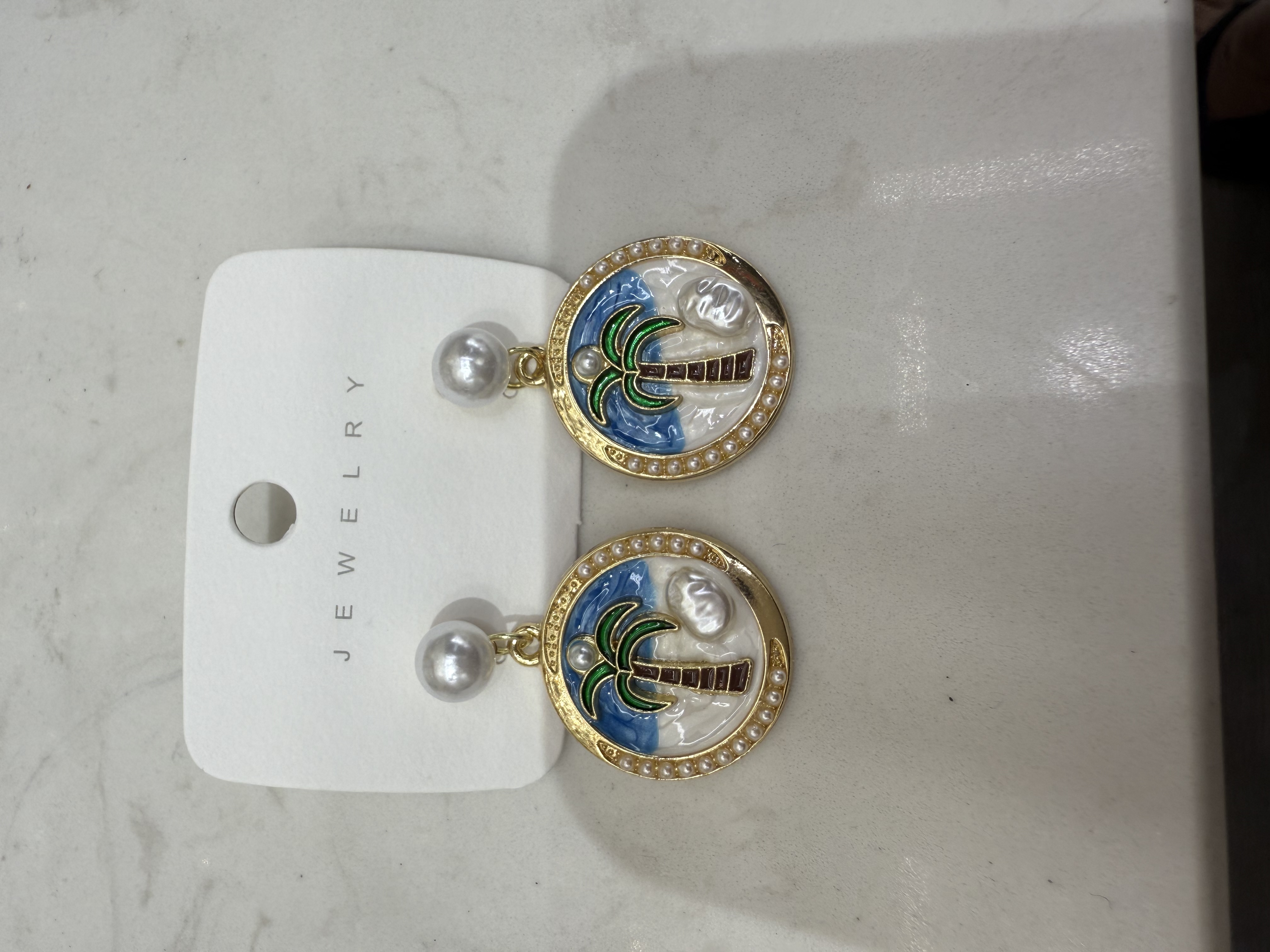 海洋系列耳环女款时尚耳饰 精致烧焊耳环 简约百搭饰品