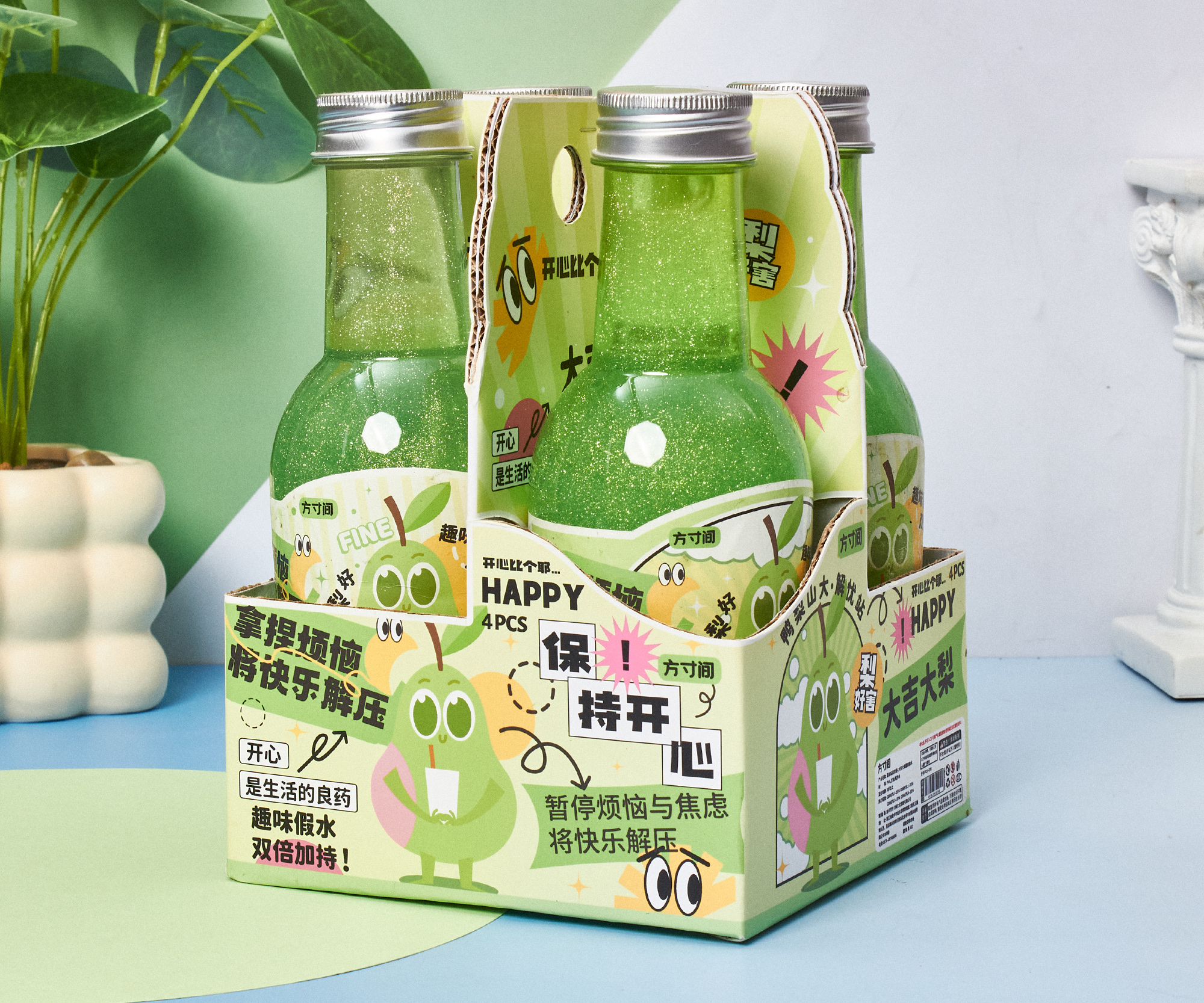 大酒瓶流体泥网红高颜值儿童解压益智玩具不粘手液体儿童玩具详情图2