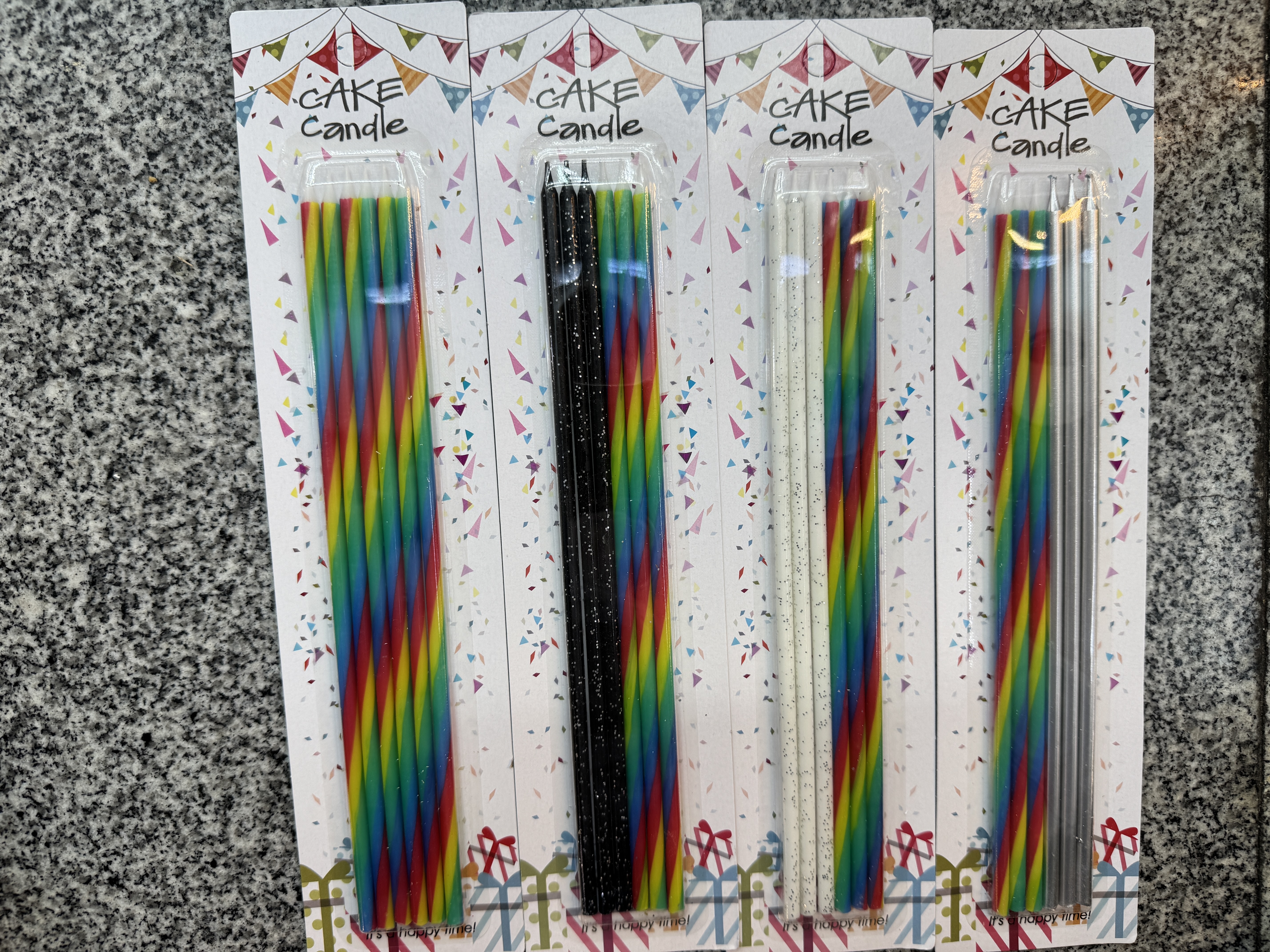 New printed pattern smooth rod, spray-painted wax disposable tableware details Picture