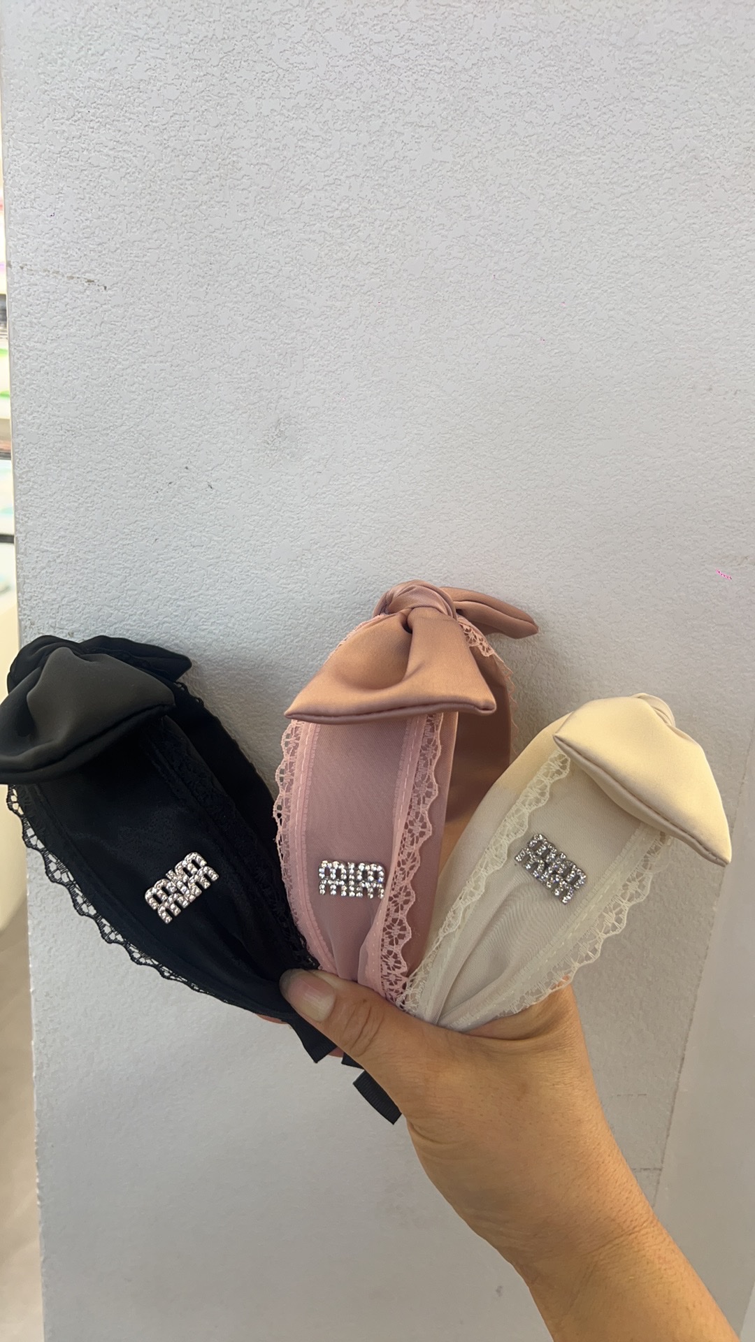 毛线束发带香槟色女士吸汗欧美风毛线发带时尚百搭舒适运动头饰